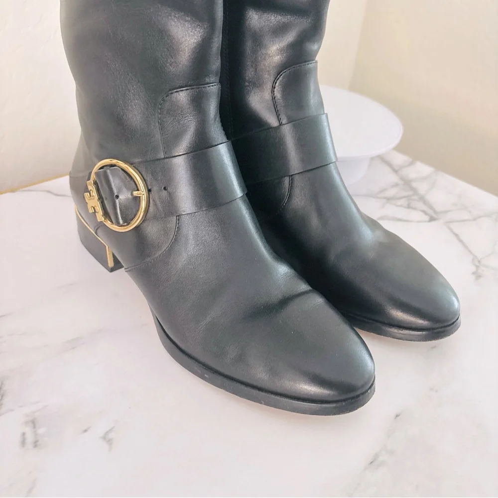 Tory Burch Sofia Tall Riding Boots Size 8.5 M‎